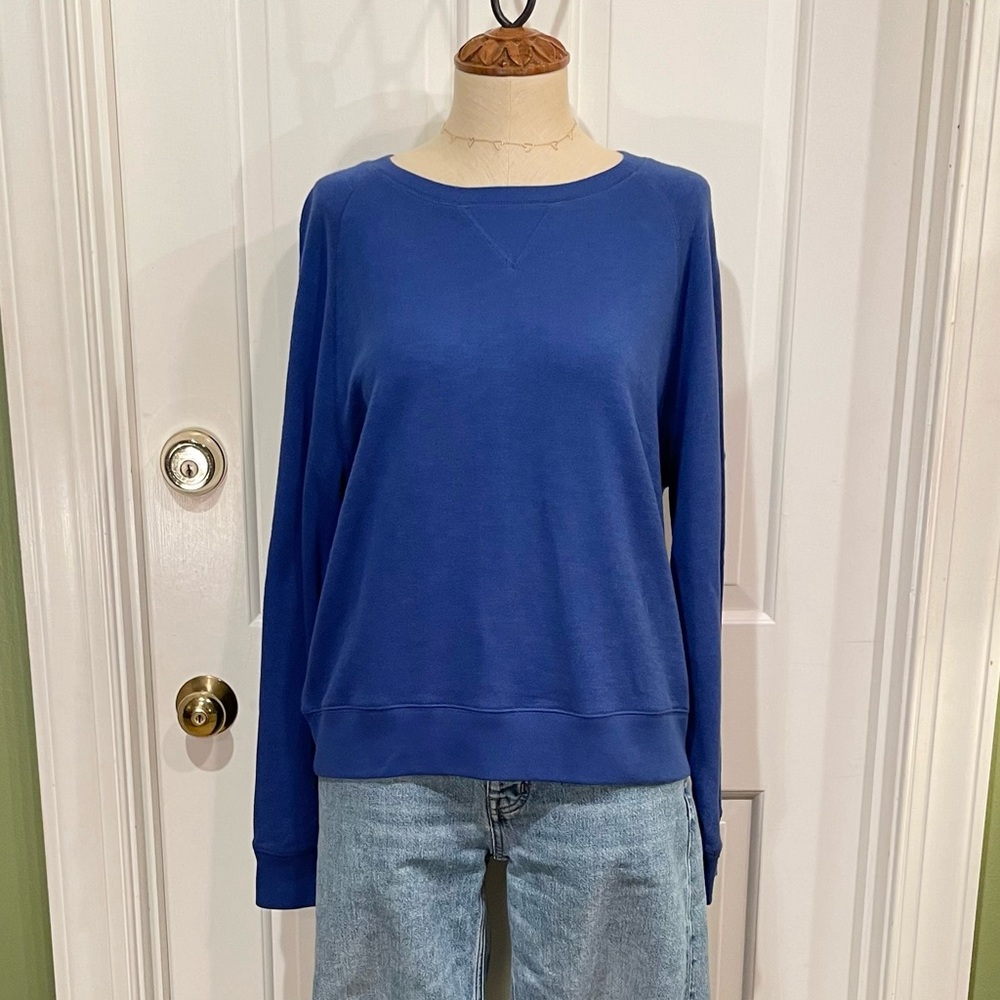 Madewell Blue 100% Cotton Sweatshirt